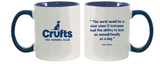 Crufts "The world would be..." Quote Mug - Navy