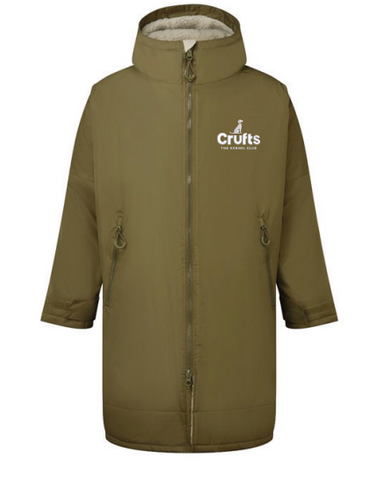 Crufts All-Seasons Waterproof Robe - Olive/Natural