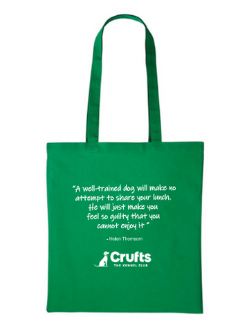 crufts tote bag