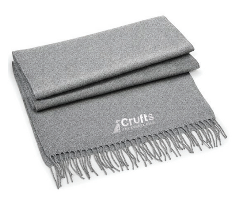 Crufts Classic Woven Scarf - Grey