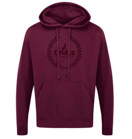 Crufts Crest Unisex Hoodie - Maroon