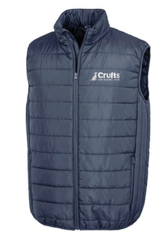 Crufts Padded Gilet - Navy